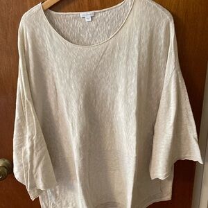 Elegant Cream Women's Top